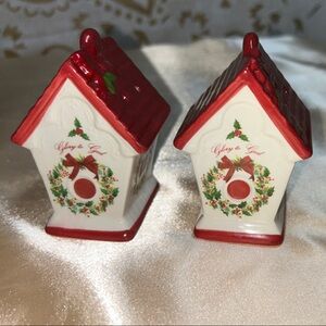 Festive Holiday Salt and Pepper Shakers
